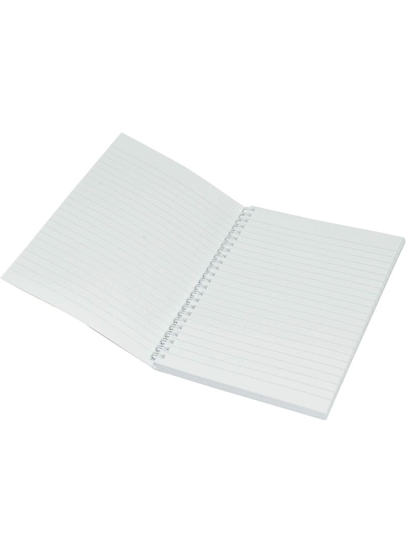 FIS 10-Piece Light Spiral Soft Cover Notebook Single Ruled (100 Sheet) A5 Size - LINBA51706S - Image 2